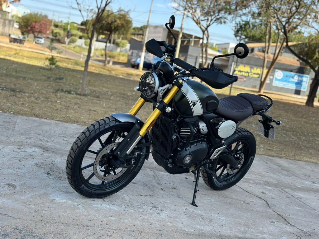 Triumph SCRAMBLER 400 X  2024/2024 - Chibiu Motos - Motos Nacionais e Importadas, Oficina Especializada, Loja de PeÃ§as, AcessÃ³rios e Boutique - Patos de Minas/MG