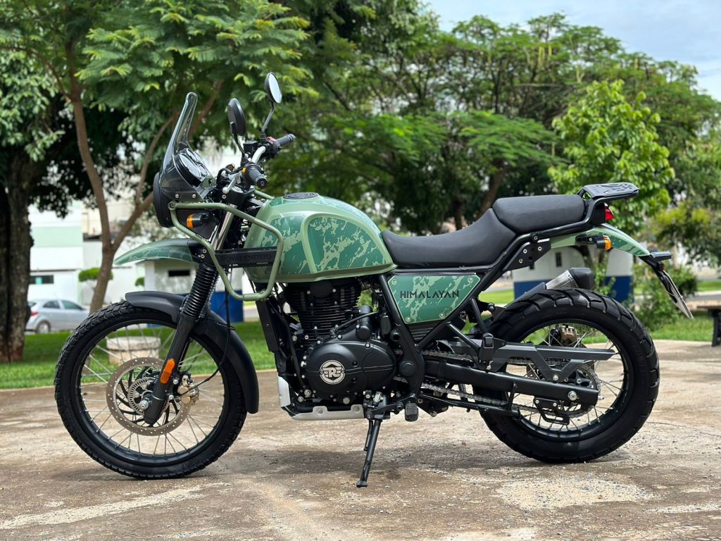 ROYAL ENFIELD  HIMALAYAN 450 2021/2022 - Chibiu Motos - Motos Nacionais e Importadas, Oficina Especializada, Loja de PeÃ§as, AcessÃ³rios e Boutique - Patos de Minas/MG