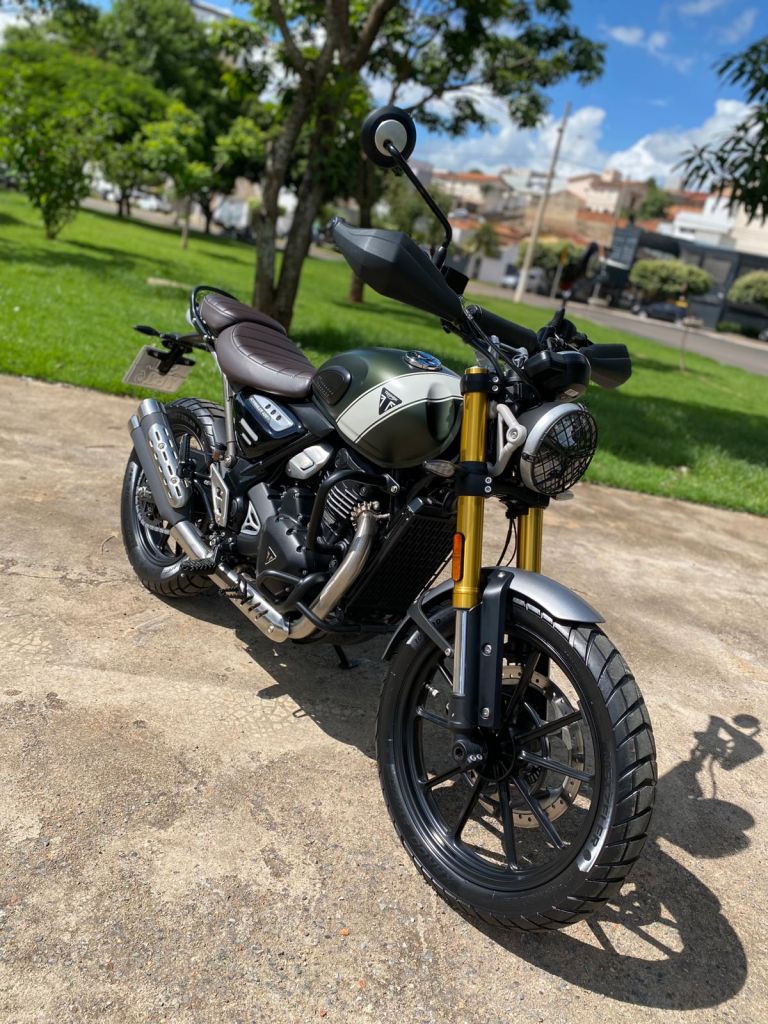 Triumph SCRAMBLER 400 X  2024/2024 - Chibiu Motos - Motos Nacionais e Importadas, Oficina Especializada, Loja de PeÃ§as, AcessÃ³rios e Boutique - Patos de Minas/MG