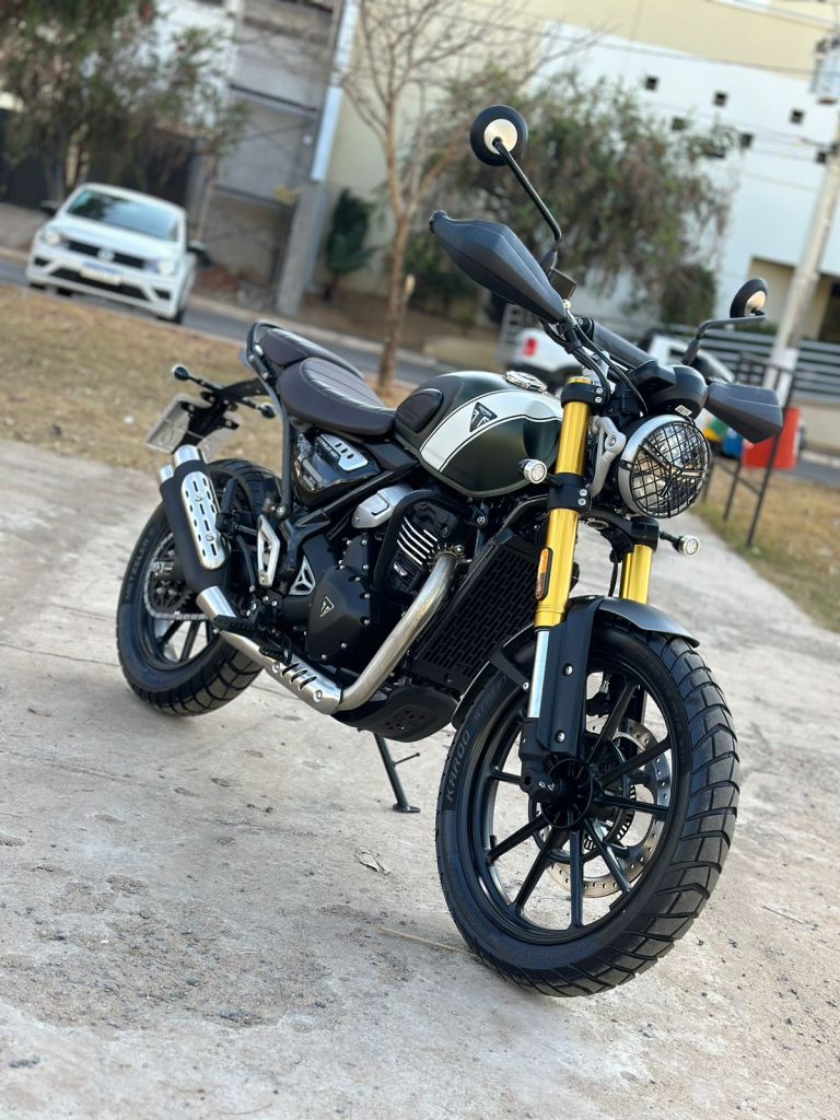 Triumph SCRAMBLER 400 X  2024/2024 - Chibiu Motos - Motos Nacionais e Importadas, Oficina Especializada, Loja de PeÃ§as, AcessÃ³rios e Boutique - Patos de Minas/MG