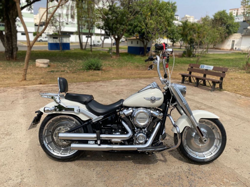 Harley-Davidson FAT BOY 107 2018/2018 - Chibiu Motos - Motos Nacionais e Importadas, Oficina Especializada, Loja de PeÃ§as, AcessÃ³rios e Boutique - Patos de Minas/MG