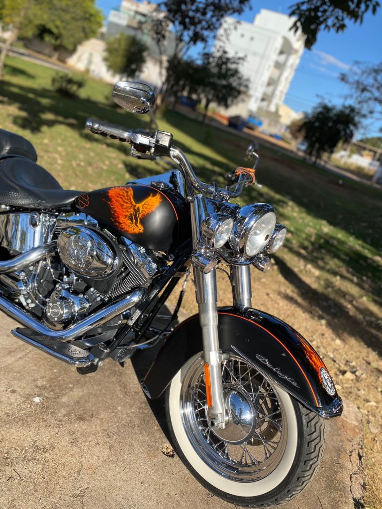 Harley-Davidson Softail Deluxe 1600 2009/2009 - Chibiu Motos - Motos Nacionais e Importadas, Oficina Especializada, Loja de PeÃ§as, AcessÃ³rios e Boutique - Patos de Minas/MG