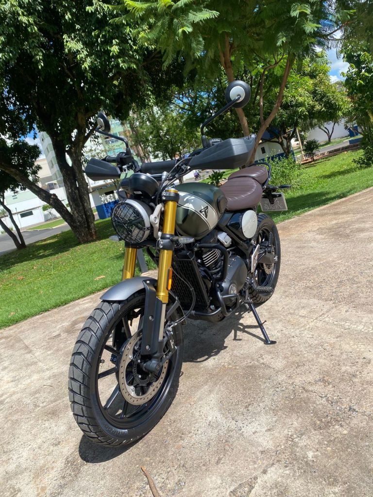 Triumph SCRAMBLER 400 X  2024/2024 - Chibiu Motos - Motos Nacionais e Importadas, Oficina Especializada, Loja de PeÃ§as, AcessÃ³rios e Boutique - Patos de Minas/MG