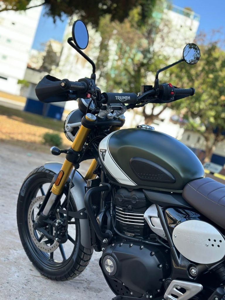 Triumph SCRAMBLER 400 X  2024/2024 - Chibiu Motos - Motos Nacionais e Importadas, Oficina Especializada, Loja de PeÃ§as, AcessÃ³rios e Boutique - Patos de Minas/MG