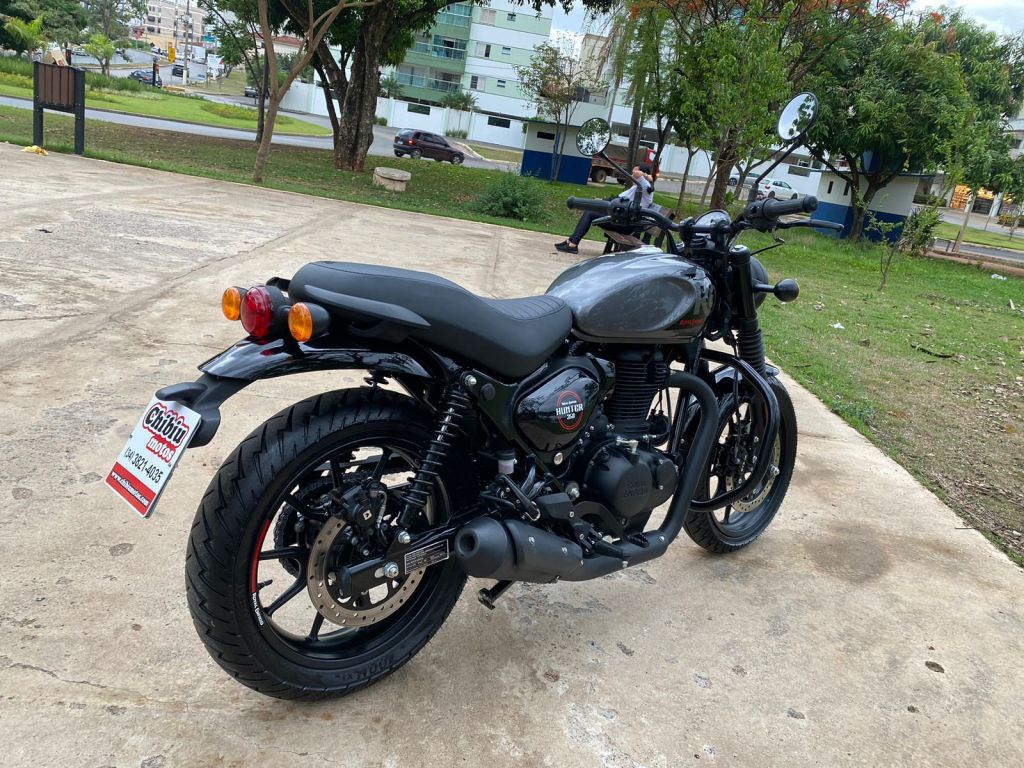 ROYAL ENFIELD  HUNTER 350 2023/2024 - Chibiu Motos - Motos Nacionais e Importadas, Oficina Especializada, Loja de PeÃ§as, AcessÃ³rios e Boutique - Patos de Minas/MG