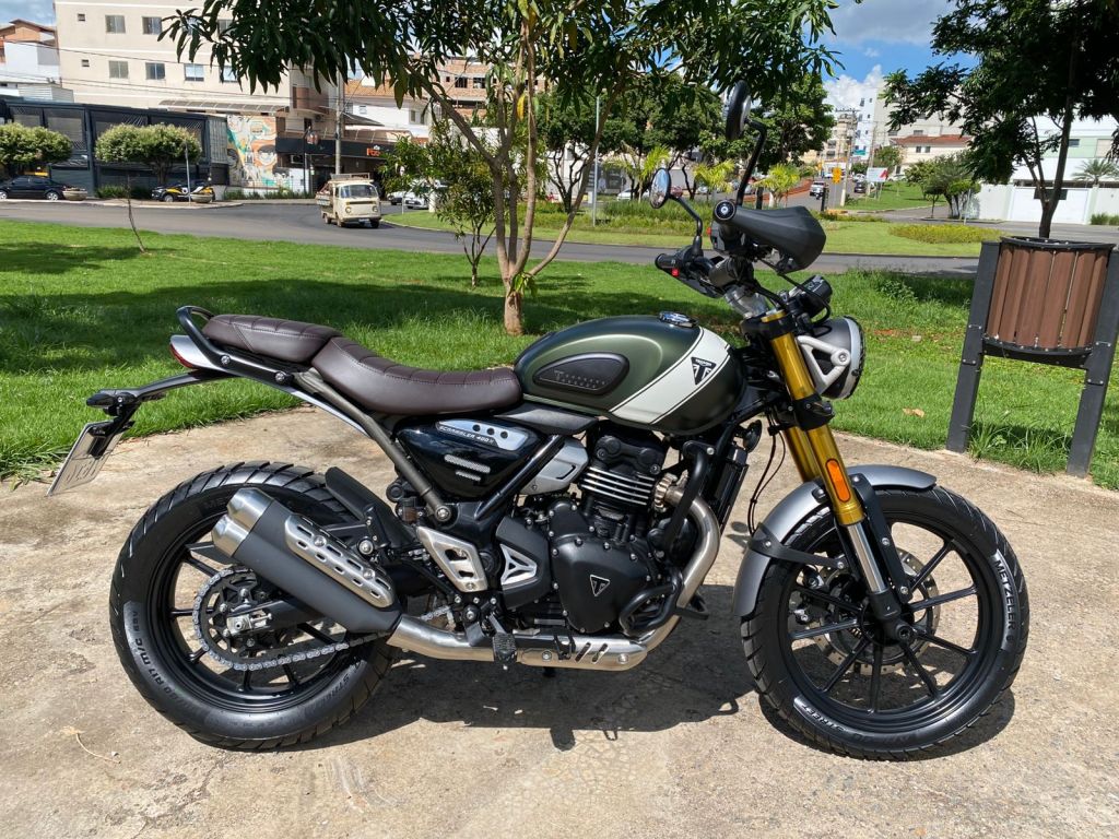 Triumph SCRAMBLER 400 X  2024/2024 - Chibiu Motos - Motos Nacionais e Importadas, Oficina Especializada, Loja de PeÃ§as, AcessÃ³rios e Boutique - Patos de Minas/MG