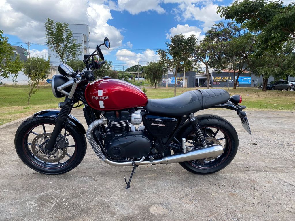 Triumph STREET TWIN  2017/2017 - Chibiu Motos - Motos Nacionais e Importadas, Oficina Especializada, Loja de PeÃ§as, AcessÃ³rios e Boutique - Patos de Minas/MG